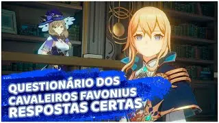 Genshin Impact - Questionário sobre os cavaleiros Favonius - Respostas certas quest