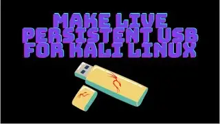 How to create a live persistent bootable Kali Linux USB?