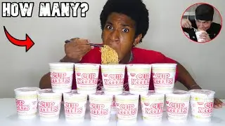10 Minute Cup Noodles Challenge (vs Matt Stonie)