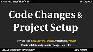 AEM Franklin #6 |  Local development setup and First code change in Edge Delivery Services project