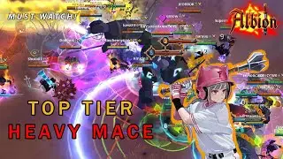 High Level Heavy Mace Gameplay | Small Scale & Mid Scale PVP | Albion Online