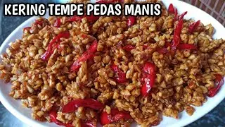 RESEP KERING TEMPE SEDAP DAN ENAK • SAMBAL GORENG TEMPE • KERING TEMPE PEDAS MANIS