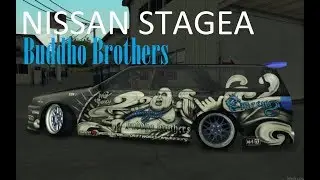 MTA Drift Paradise: Nissasn Stagea Vinyl Budho Brothers X4
