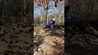 Zoomin through a turn in the dirt #shorts #motorcycle #dirtbike #slowmotion