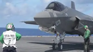 Кадры истребителей F-35