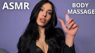ASMR - BODY & SHOULDER MASSAGE WITH CREAM🧴 (fast and aggressive body massage with lotion)