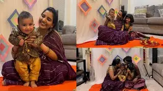మా కన్నయ్య మొదటి బోగి పండగ సంబరాలు॥బోగి పళ్ళు॥Cinematic Song Highlights॥Bhogi Festival celebrations