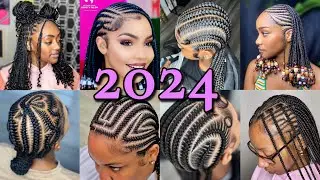 2024 New & Latest Must-Try Unique/African Braiding Hair Hairstyles For Black Women | Cute #01