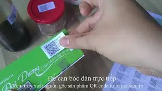 Giải pháp tem truy xuất nguồn gốc tự in siêu tiết kiệm