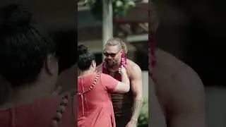 The man, the myth, & the legend Jason Momoa visiting the Polynesian Cultural Center
