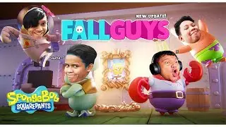 TEAMFIRES Masuk Dunia Spongebob Squarepants!🧽🔥 - Fall Guys (Malaysia)