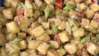 Gawin mo ito sa bahay nyo. Spicy Creamy Sizzling Tofu "Ala Max's" #FTallday