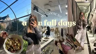 THE FALL DIARY 🍂 // Adventskalender shopping, try-on Haul, food shopping & Gym training | SAKIA