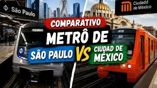 São Paulo y Ciudad de México: ¿qué metro es más grande?
