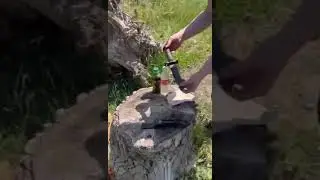 Тактический топор и нож