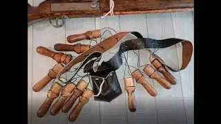 как сделать берендейку 17 века из обычных скалок?