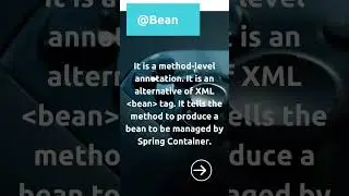 @Bean | Spring Annotation | Spring boot