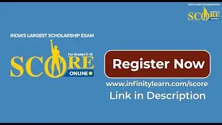 SCORE 2024 | Let's Make Success Possible | India's Largest Scholarship Exam By Infinity Learn