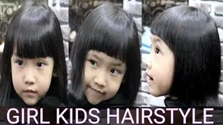 Hair Cut Girl Kids||Tips Cara Pangkas rambut anak perempuan.