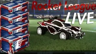 ROCKET LEAGUE LIVE GIVEAWAY!! CRATE OPENING, SUB GAMES, AND TRADES!!!