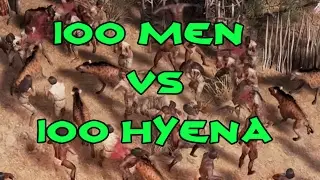 100 men vs 100 hyena Conan Exile