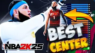This 99 Rebound Center Build in NBA 2K25! This BEST CENTER BUILD is the NEW META in Season 5 2K25