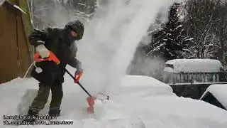 Как быстро почистить снег с крыши?