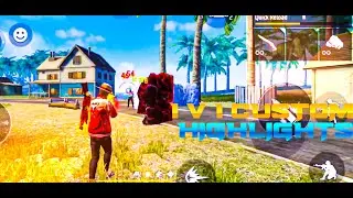 1V1 Custom Room Highlights || Garena Free Fire MAX