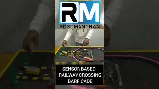 SENSOR BASED RAILWAY CROSSING BARRICADE....For more such videos subscribe to our YouTube channel.