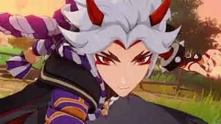Arataki Itto Free twixtor | Genshin Impact Twixtor | Moirx