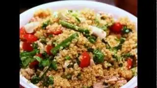 Toasted Couscous Salad with Asparagus and Tomatoes wma