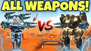 🔥 TITAN NODENS VS KID COMPARISON WITH ALL WEAPONS || War Robots Test Server ||