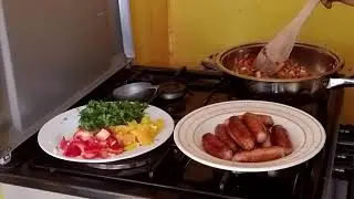 SPECIALLY FOR MY FANS//SAUSAGE RICE&VEGETABLES