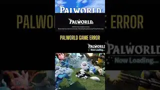 Palworld game error 
