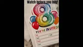 Fun invites for kids' parties