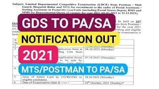 GDS TO PA/SA NOTIFICATION OUT | MTS/POSTMAN/ MAILGUARD TO PA/SA NOTIFICATION OUT