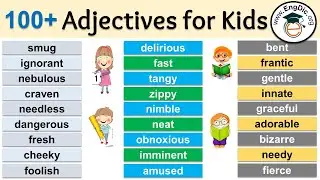 Adjectives for Kids | List of 100+ adjectives for grade 2,3,4
