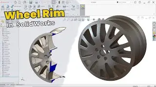 Create a Stylish Alloy Wheel Rim in SolidWorks | Full Guide