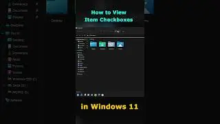 #Shorts | Checkbox in windows 11 | View Item Check boxes on selected files | How to Videos