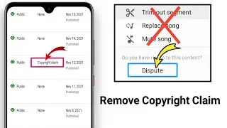How To Dispute Copyright Claims On Youtube On Phone | Remove Copyright Claim Bangla 2022