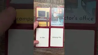 English Prepositions of Place Lesson | In the or Among the | Prep It Cards 