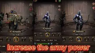 Increase the army tropes evony king return #evonythekingsreturn #games #gaming