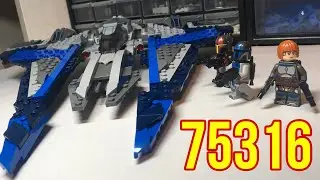 МАНДАЛОРСКИЙ ИСТРЕБИТЕЛЬ LEGO STAR WARS| ОБЗОР НА НОВЫЙ НАБОР ЛЕГО ЗВЁЗДНЫЕ ВОЙНЫ 75316