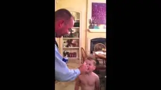 Genius...how to get your child to take medicine.