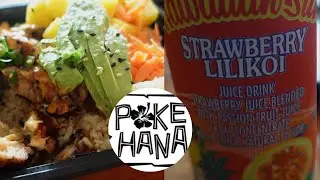 We ate at POKE HANA and it was surprising! Food Review |Colonial Dr Orlando FL 32803
