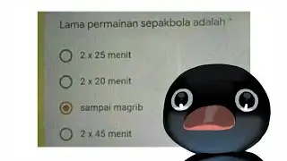 jawaban ulangan ngelawak (noot noot meme)