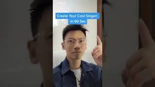 Create the Cool Slogan in 1 Minute #shorts