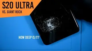 Galaxy S20 Ultra Screen Replacement with Frame Assembly | Crushed by a boulder?