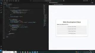 Interactive Web Development Quiz | HTML, CSS, and JavaScript