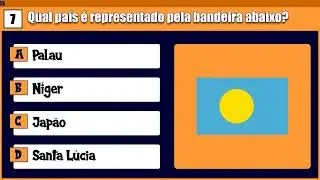 Adivinhe o país pela bandeira, parte 7